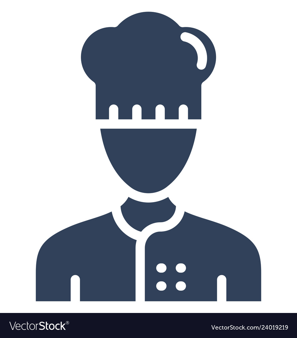 Chef icon which can easily modify or edit
