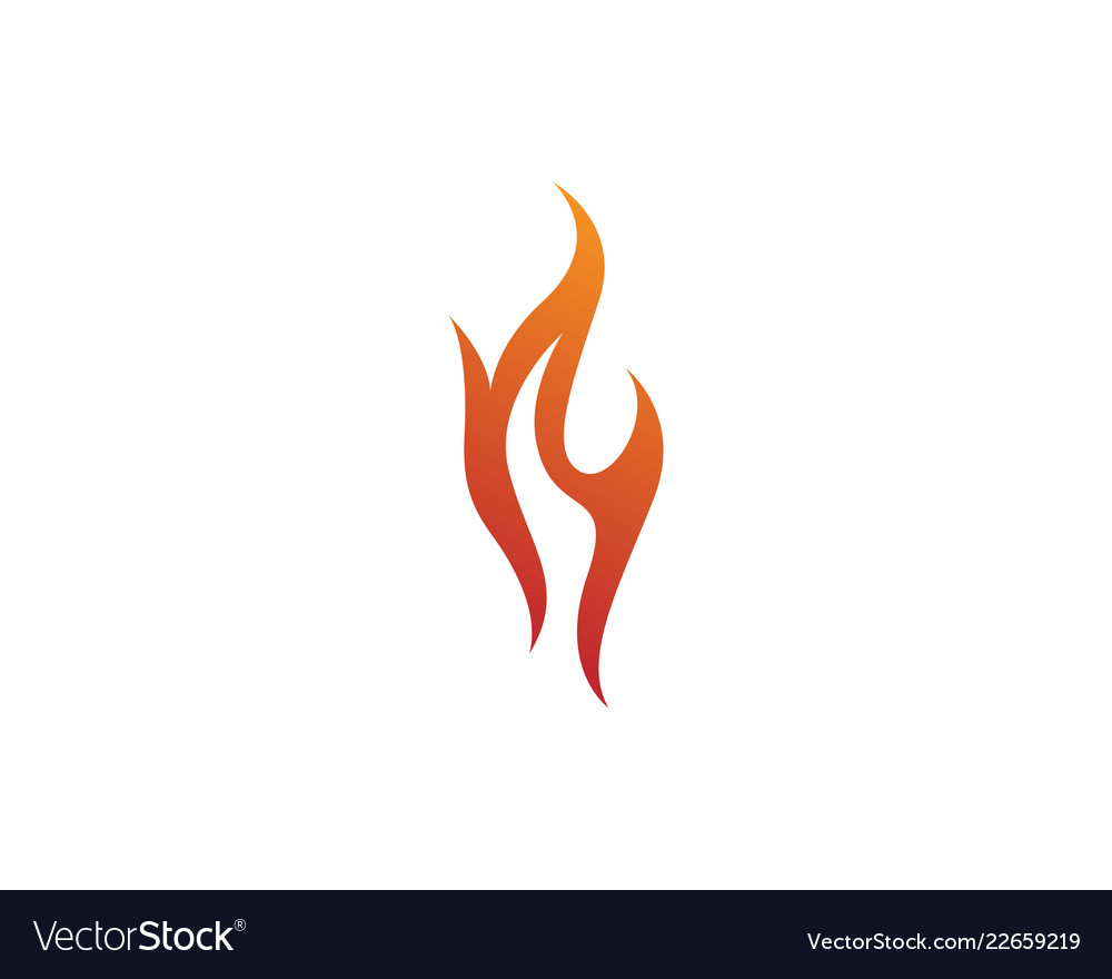 Fire icon logo Royalty Free Vector Image - VectorStock