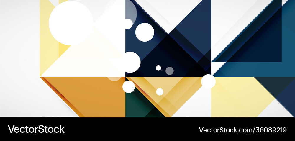 Geometric abstract background techno color Vector Image