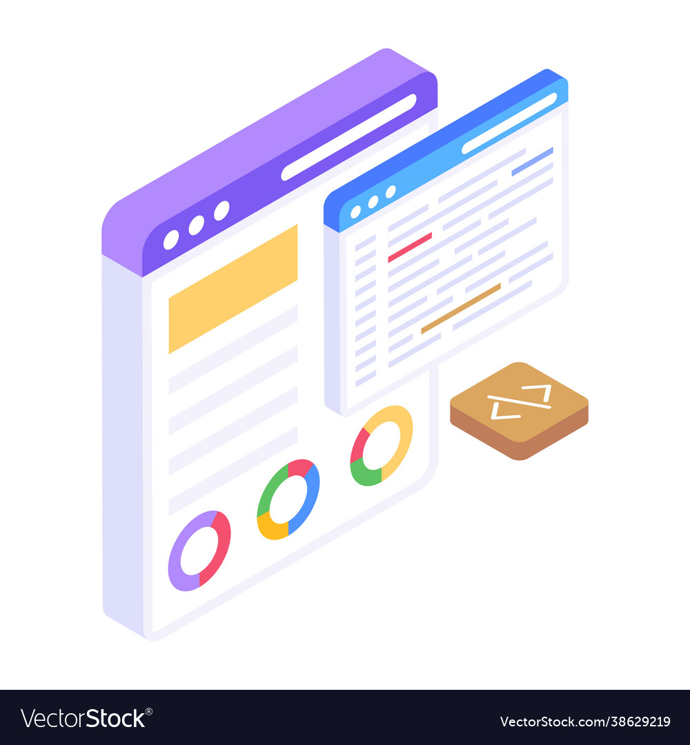 Html programming Royalty Free Vector Image - VectorStock