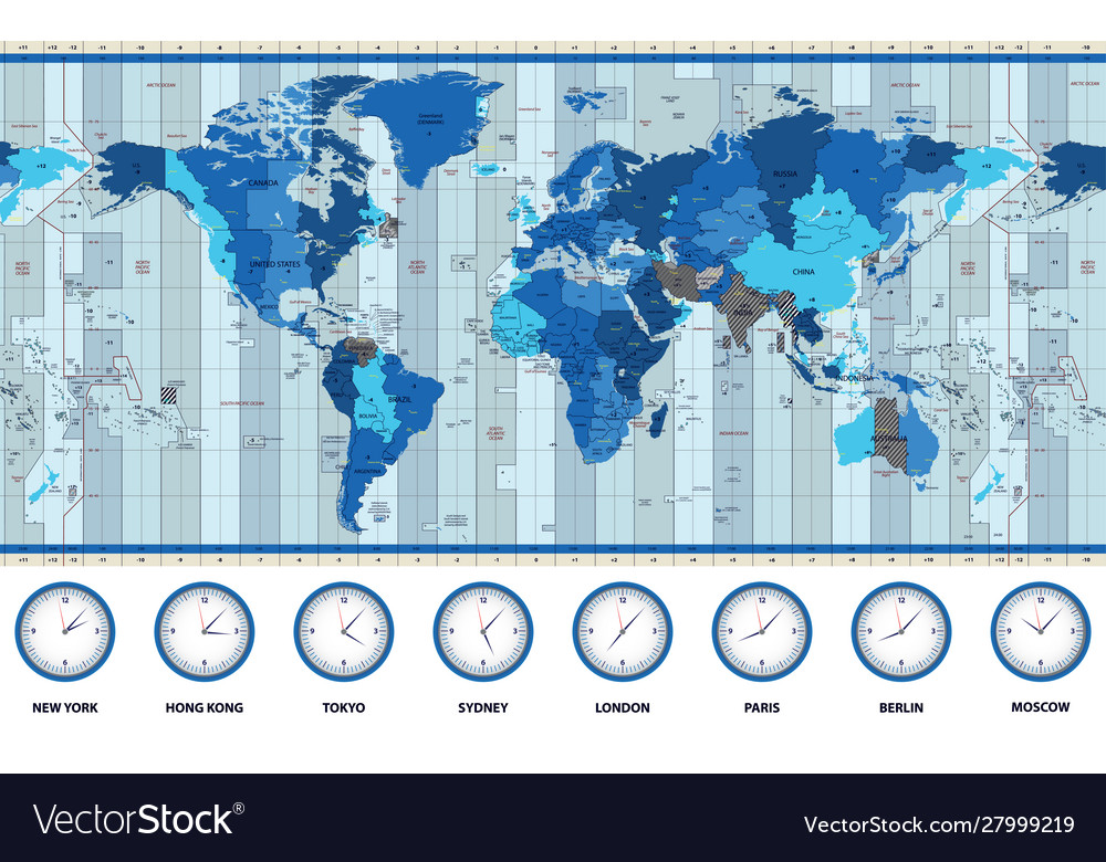 time zone map time zone map