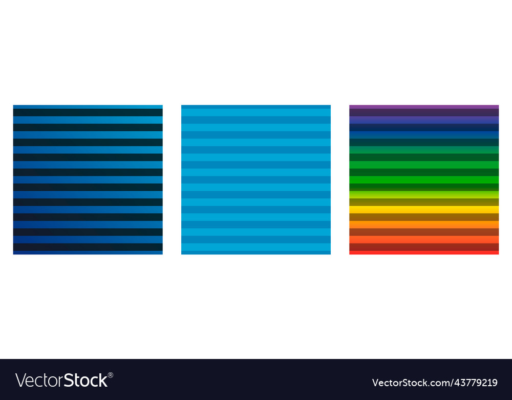 Set of hozizontal stripe background geometric vector image Set of hozizontal stripe background geometric
