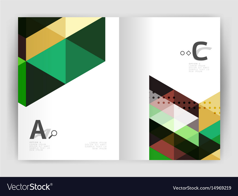 Triangle print template