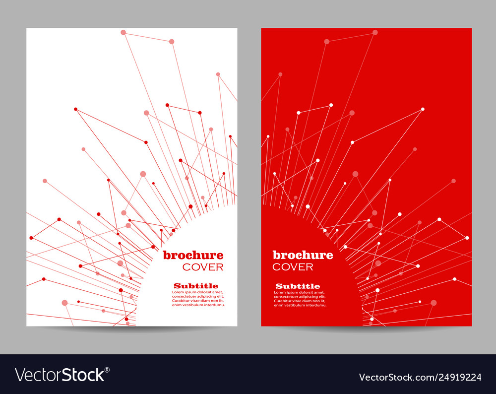 Brochure template layout design abstract