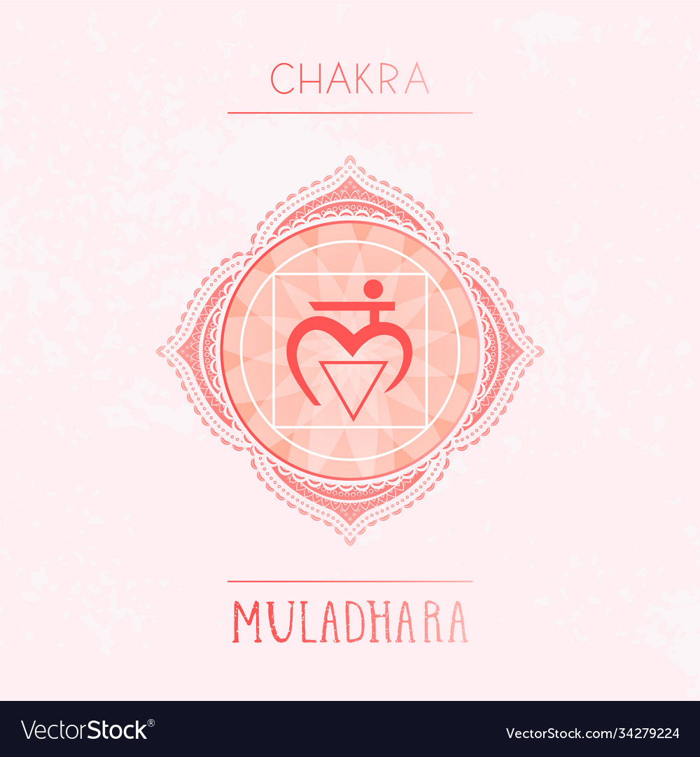 Chakra muladhara Royalty Free Vector Image - VectorStock