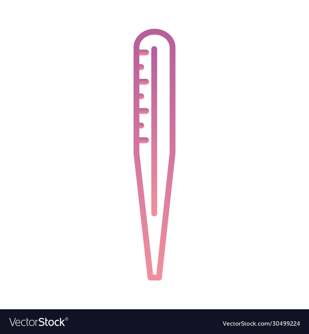 Isolated thermometer instrument gradient style