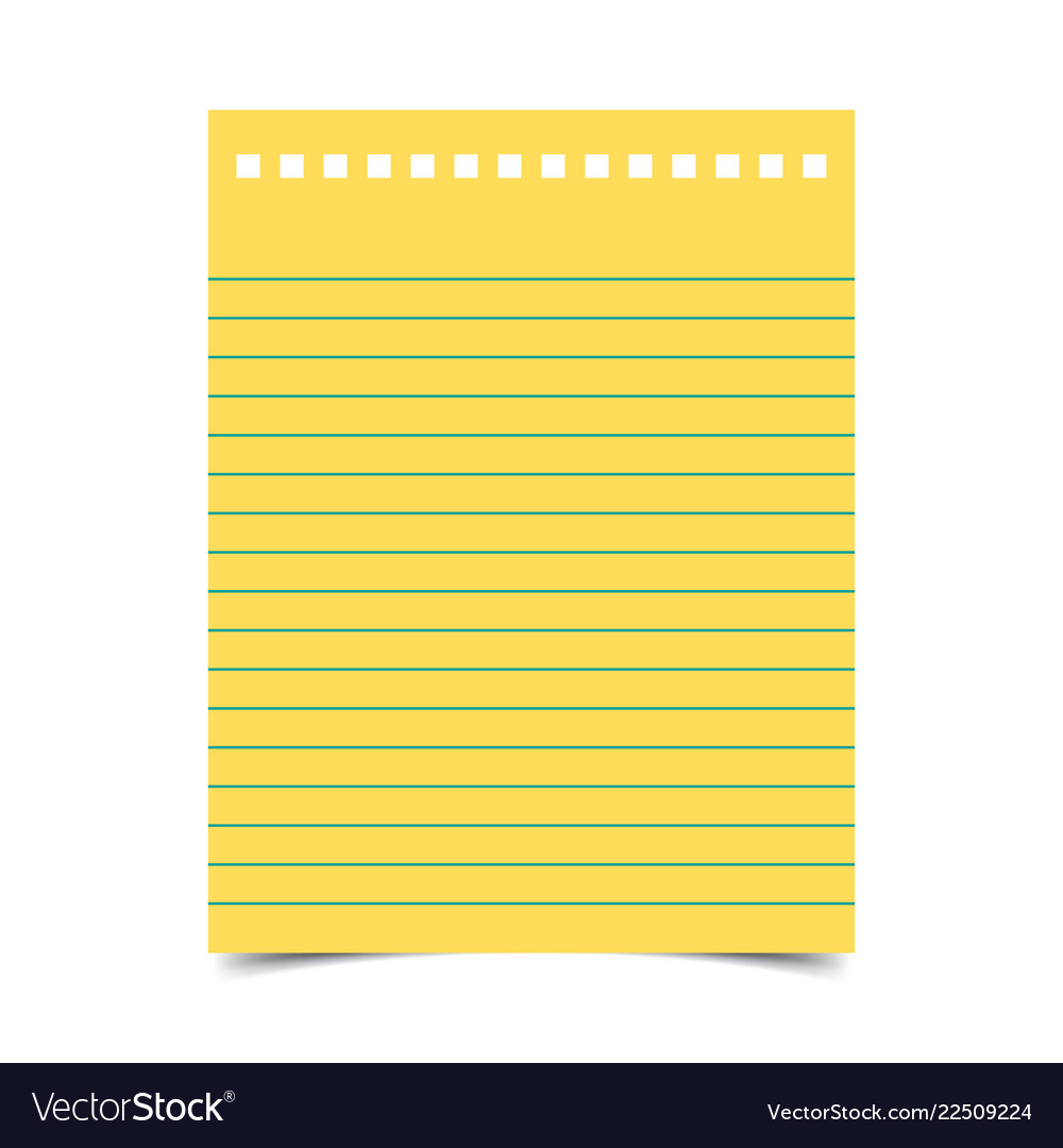Lined Paper with Shadow