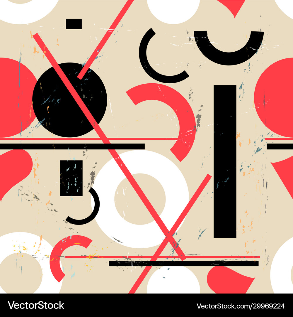 Seamless bright abstract pattern geometric Vector Image