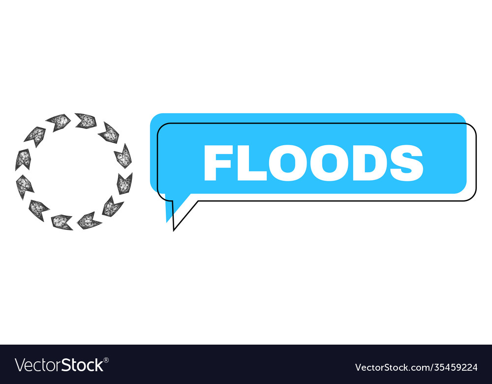 Shifted floods message frame and net mesh