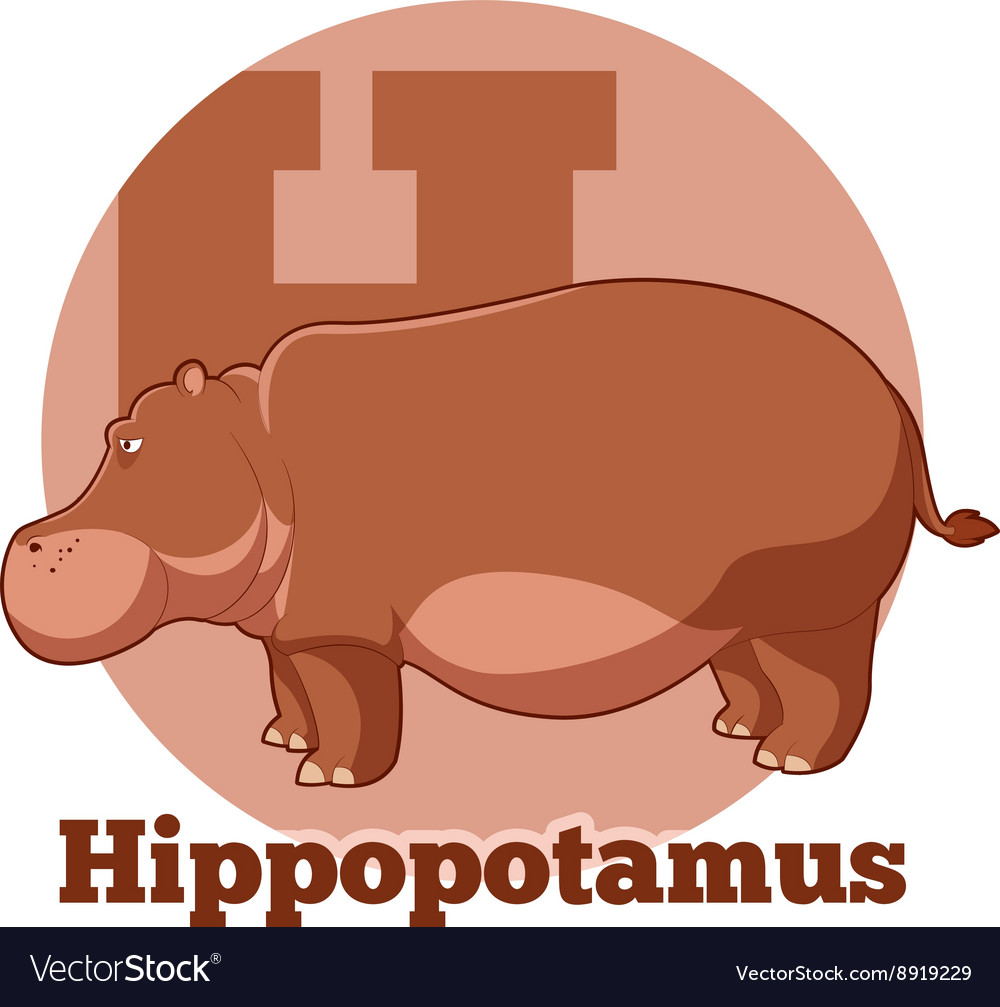 Abc cartoon hippopotamus