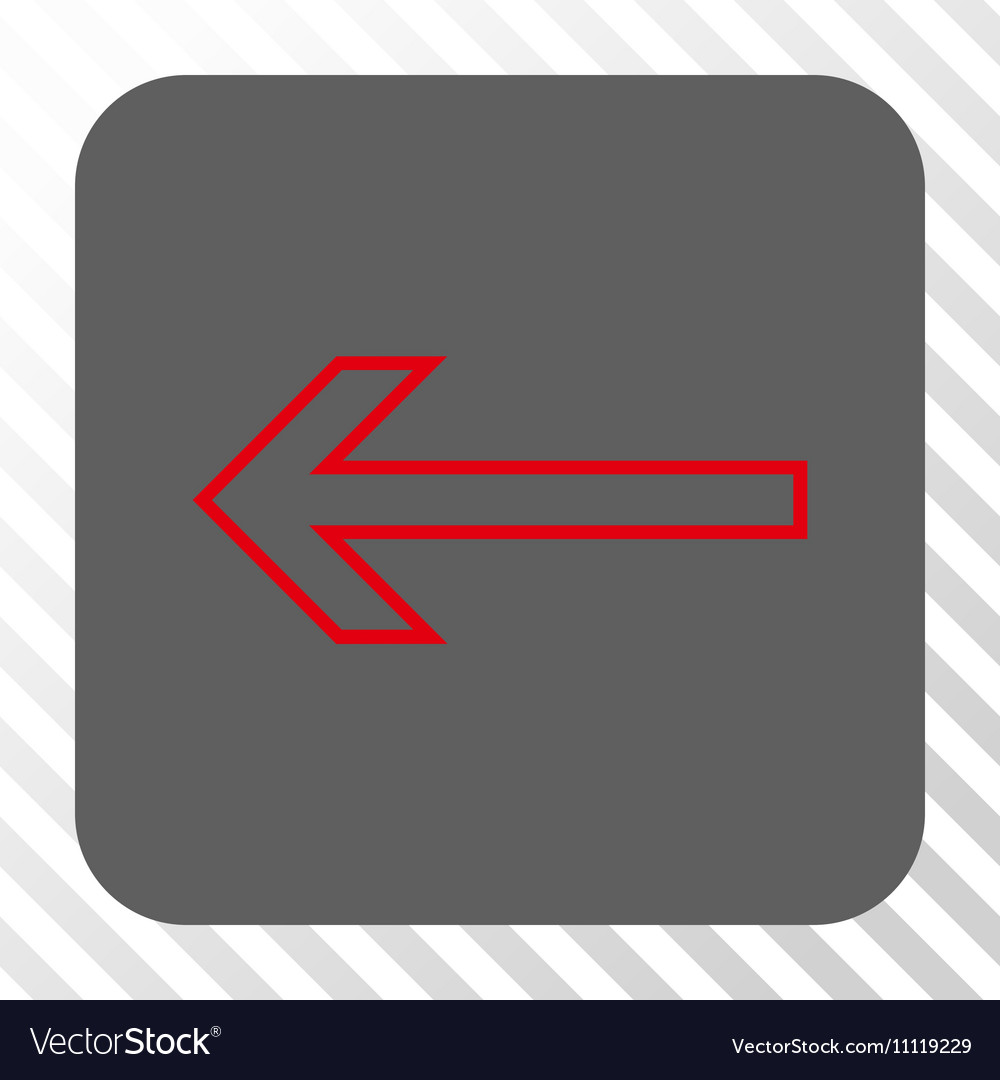 Arrow left rounded square button