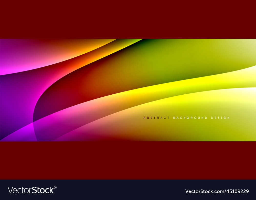 Dynamic trendy simple fluid color gradient vector image Dynamic trendy simple fluid color gradient