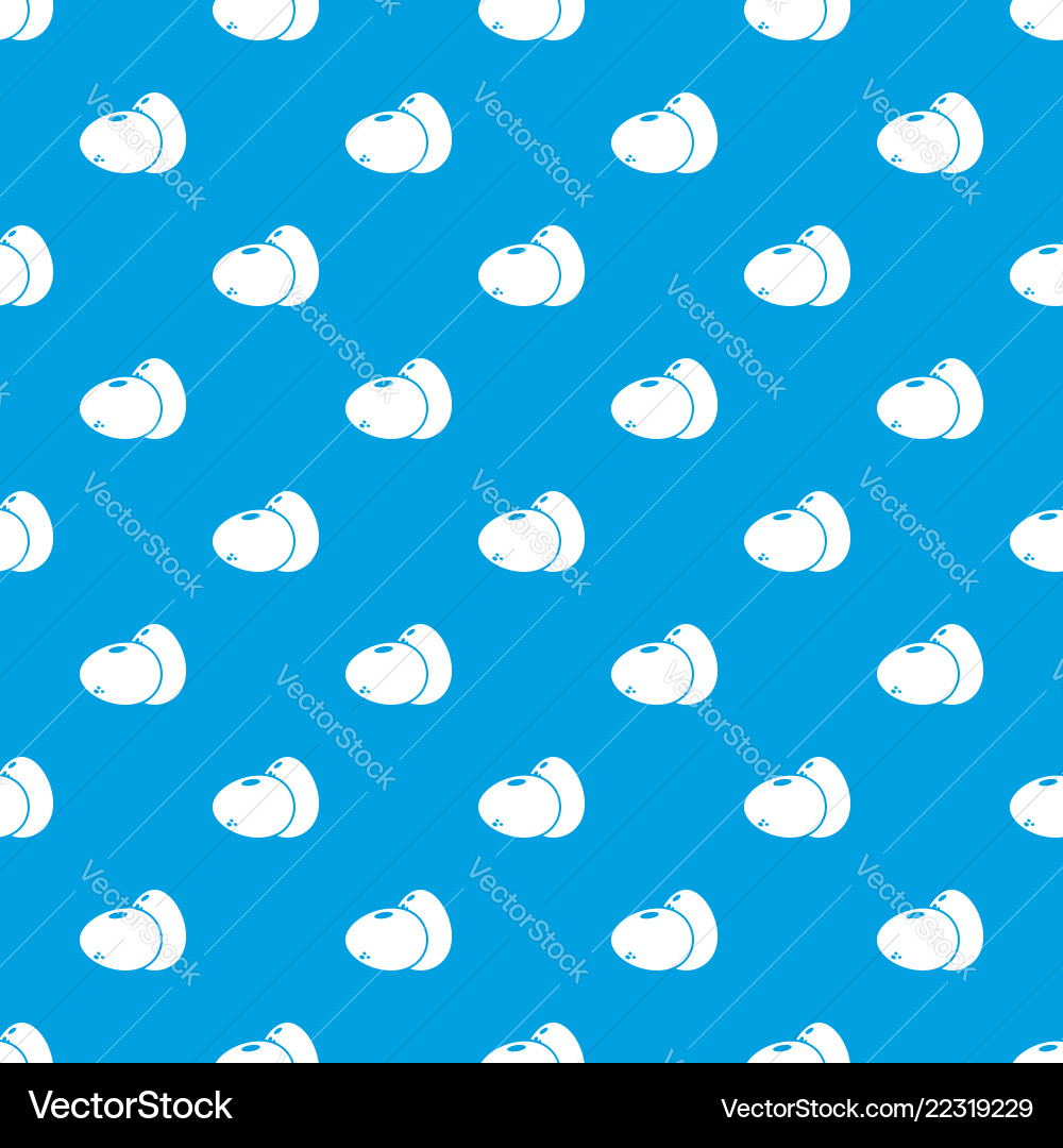 Eggs pattern seamless blue Royalty Free Vector Image