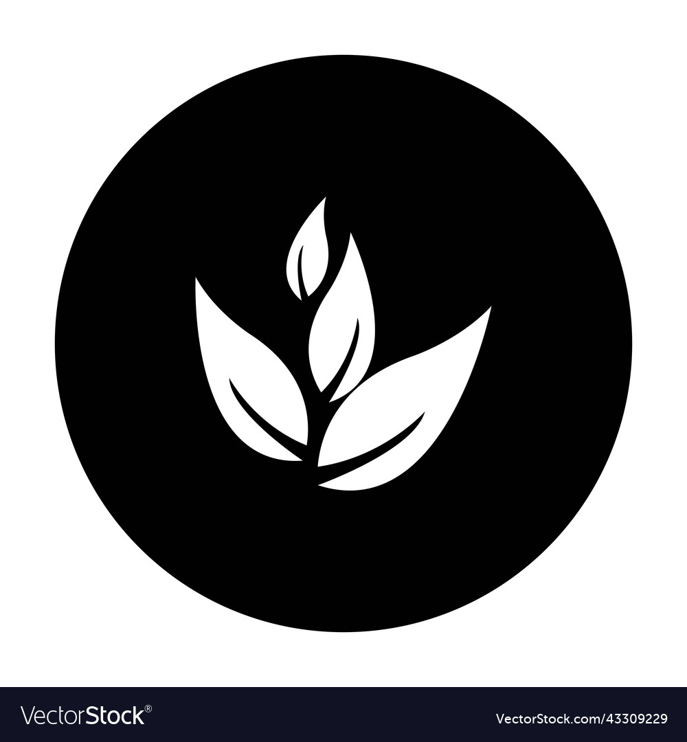 Leaf logo Royalty Free Vector Image - VectorStock