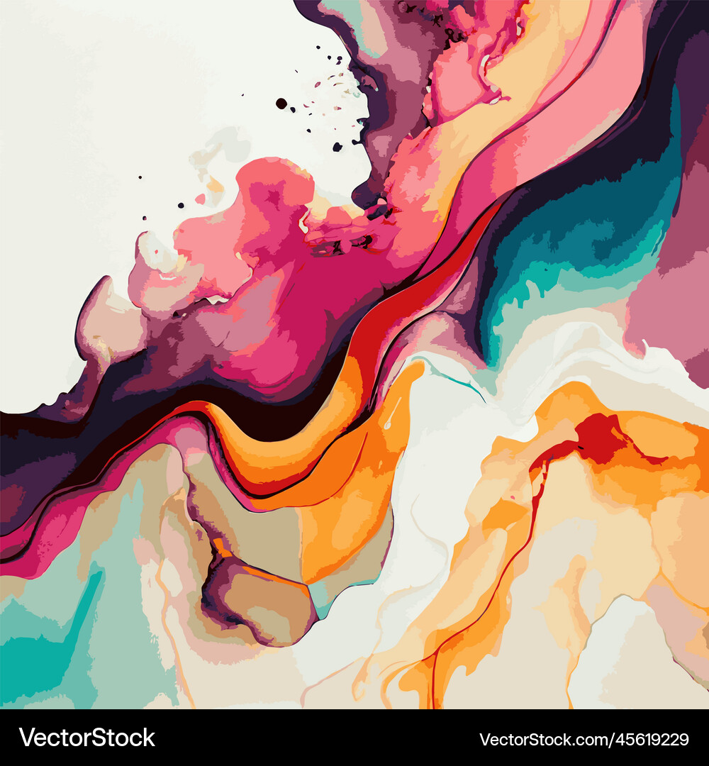Marble texture design colorful multicolored Vector Image