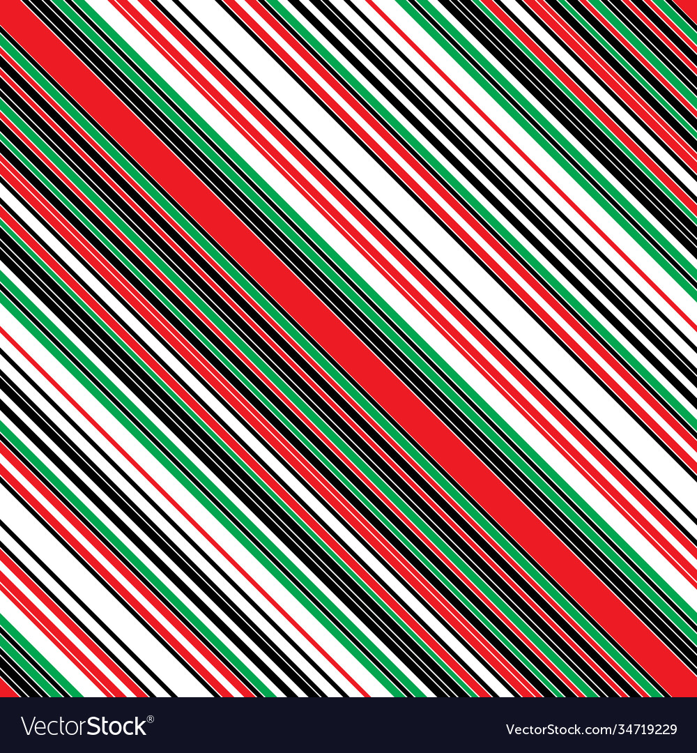 Seamless pattern with oblique colored lines