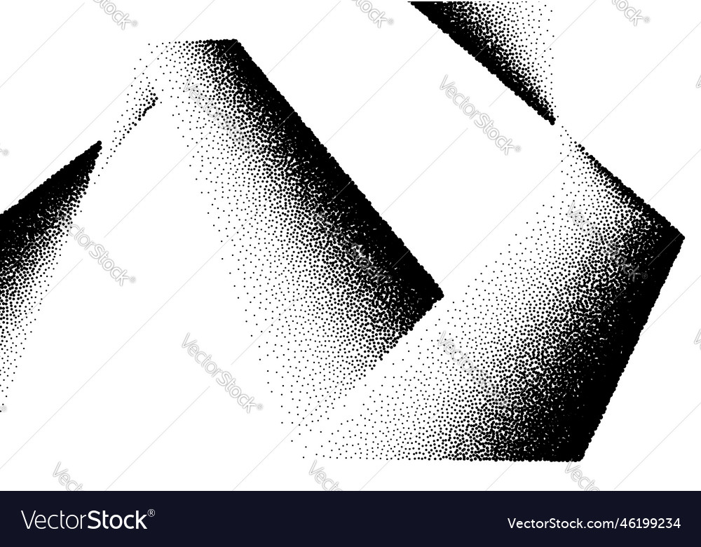 Abstract background with wave of scattered dots