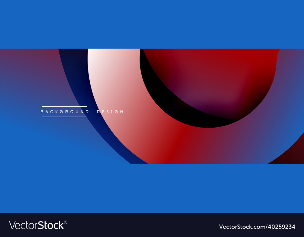 Abstract overlapping lines and circles geometric vector image Abstract overlapping lines and circles geometric