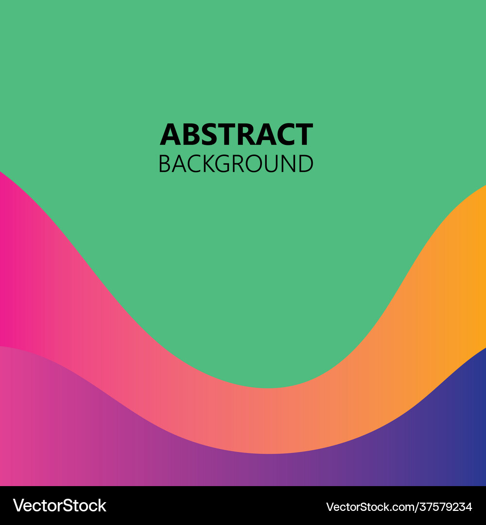 Background abstract color wave Royalty Free Vector Image