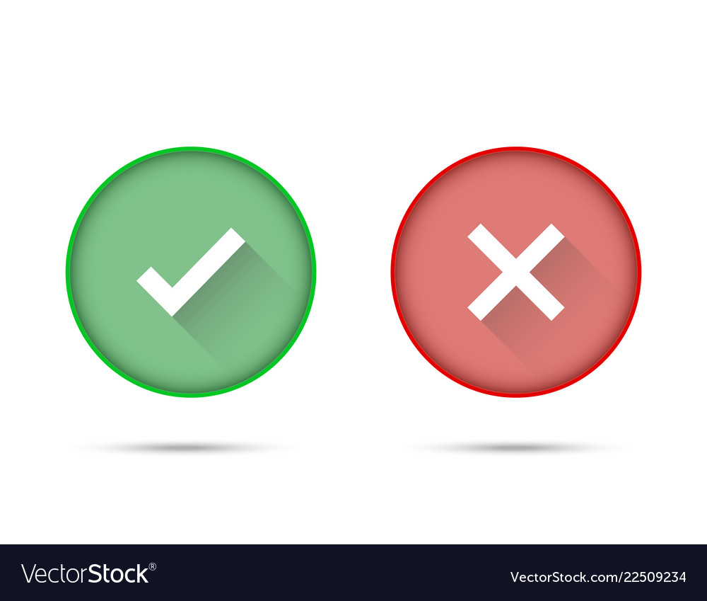 Check Mark Buttons - Modern Style