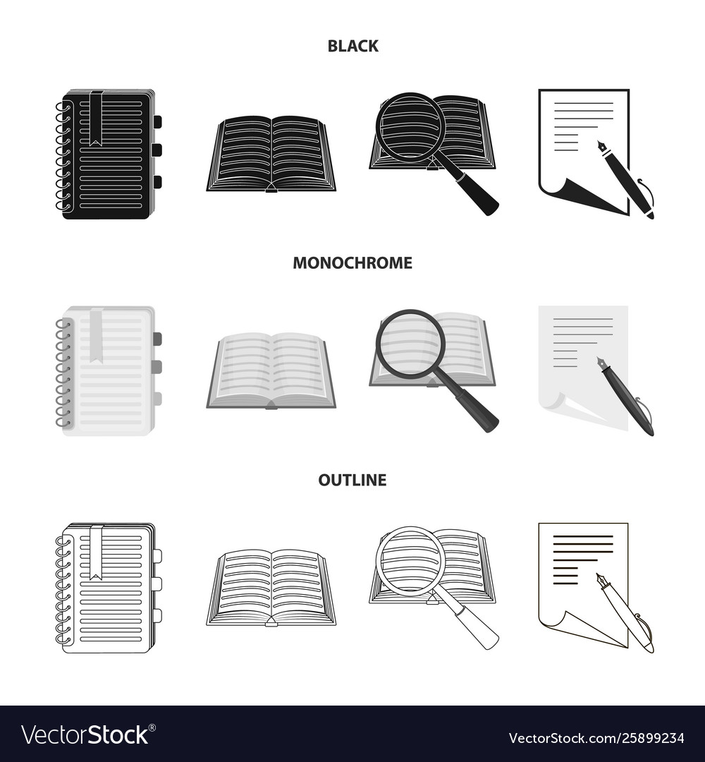Design book and open logo collection