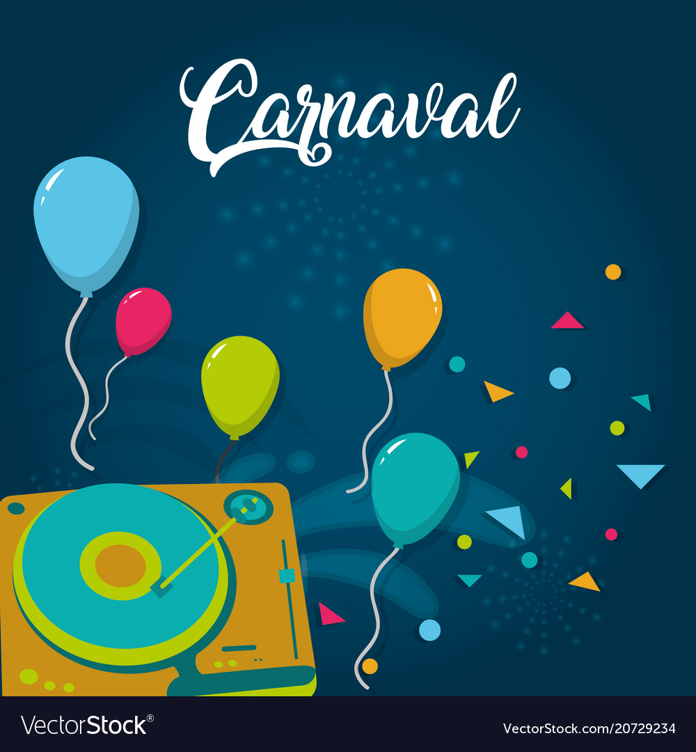 Happy carnaval card