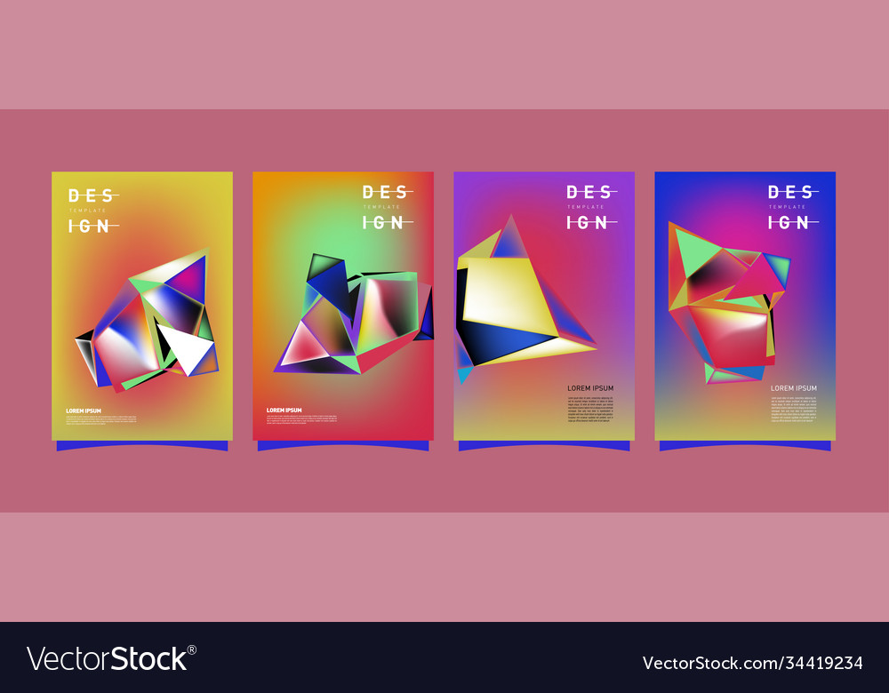Simple colorful abstract geometric background