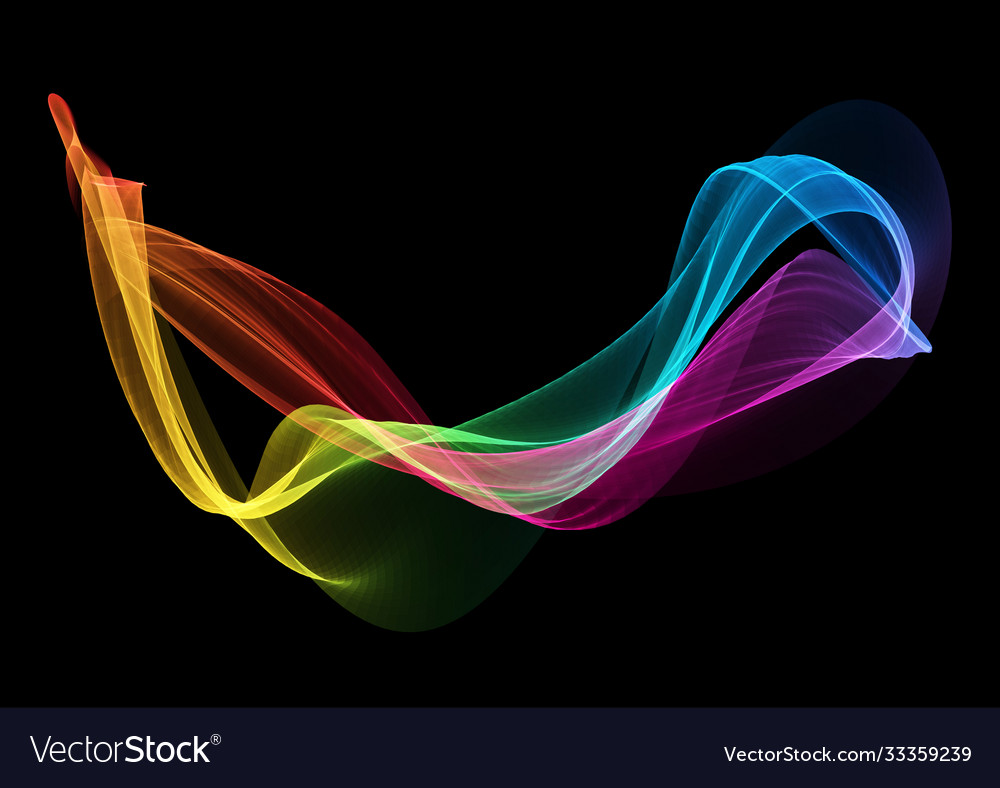 Abstract background with rainbow coloured design Vector Image