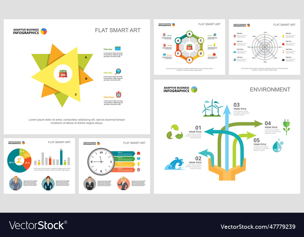 Colorful analysis and ecology concept infographic Vector Image Colorful analysis and ecology concept infographic