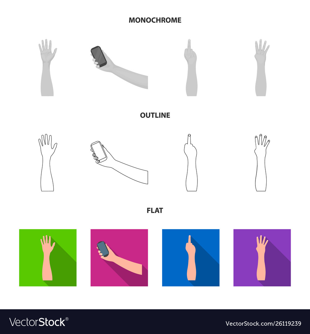 Design and animated sign set
