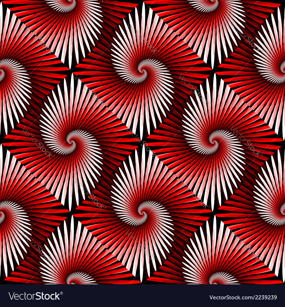 Design seamless colorful whirl rotation pattern