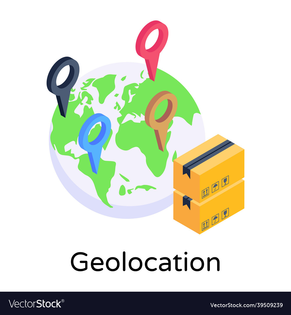 Geolocation Royalty Free Vector Image - VectorStock