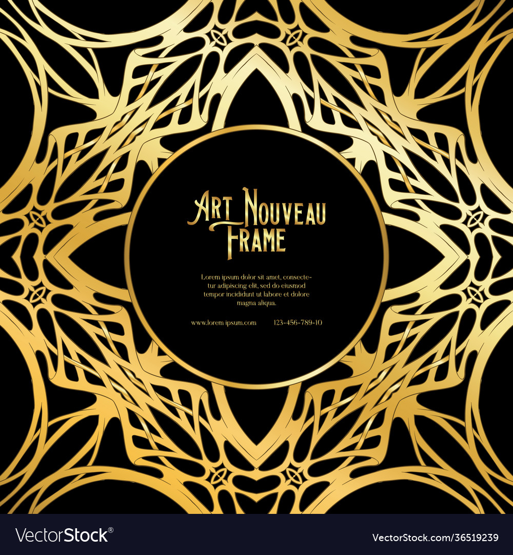 Label decorative frame border vector image Label decorative frame border
