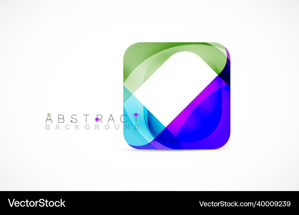 Minimal background abstract square shape Vector Image