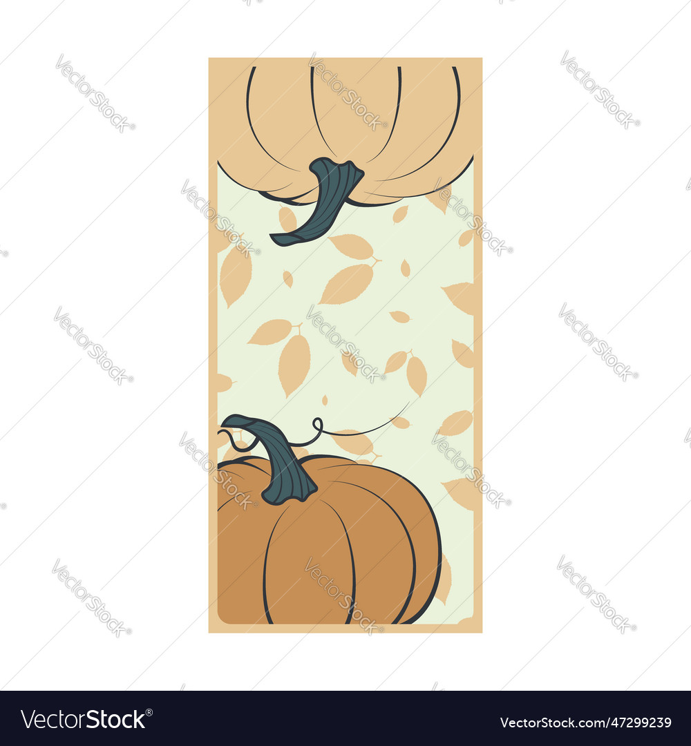 Vertical rectangular print template invitation vector image Vertical rectangular print template invitation