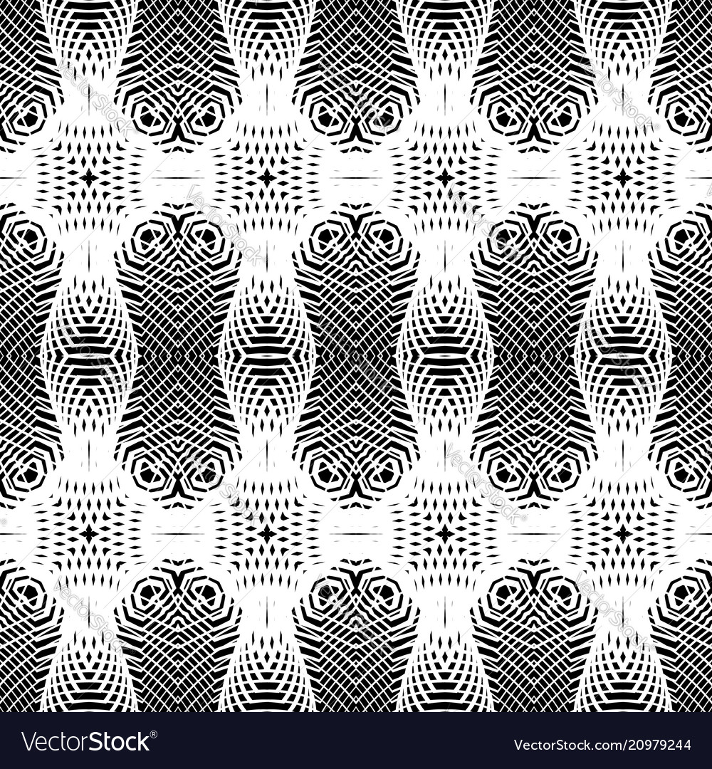 Design seamless monochrome grid pattern