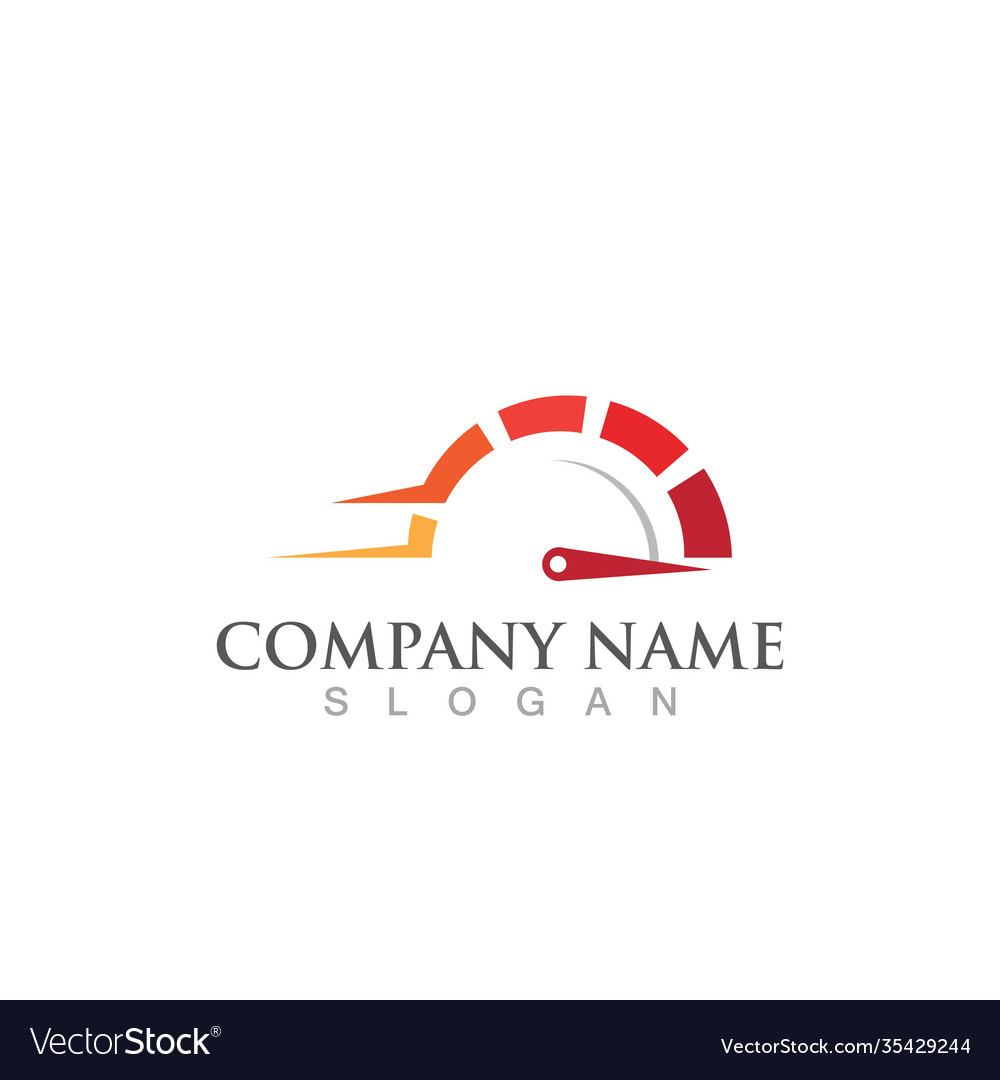 Faster logo template icon Royalty Free Vector Image