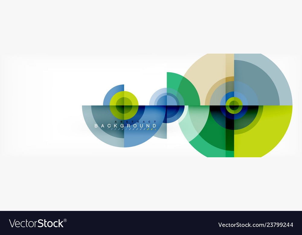 Geometric Circle Abstract Background