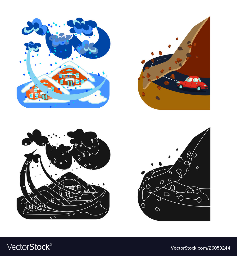 Isolated object weather and distress symbol