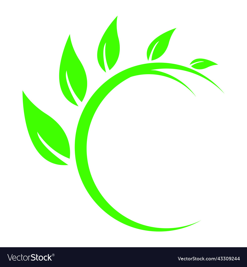 Leaf logo Royalty Free Vector Image - VectorStock