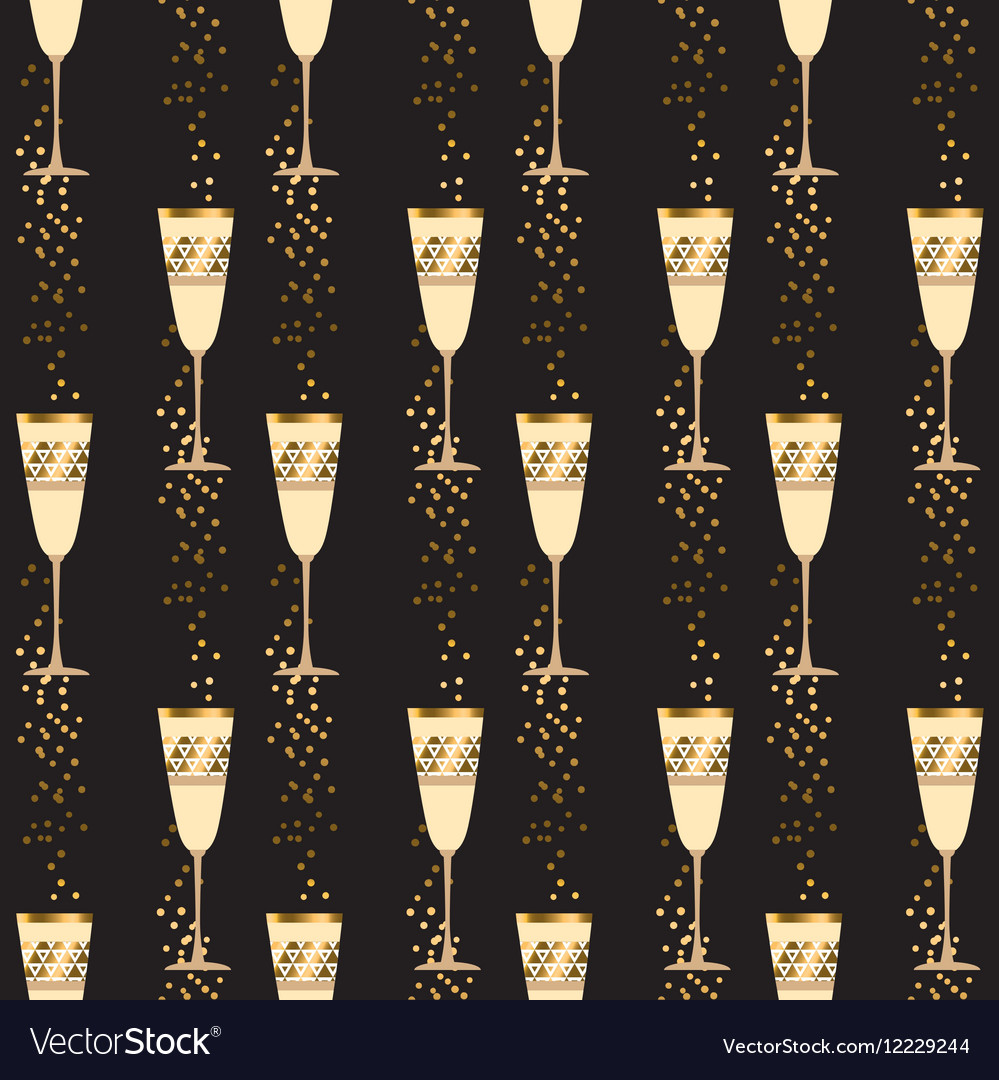 Sparkling Wine Celebration Pattern