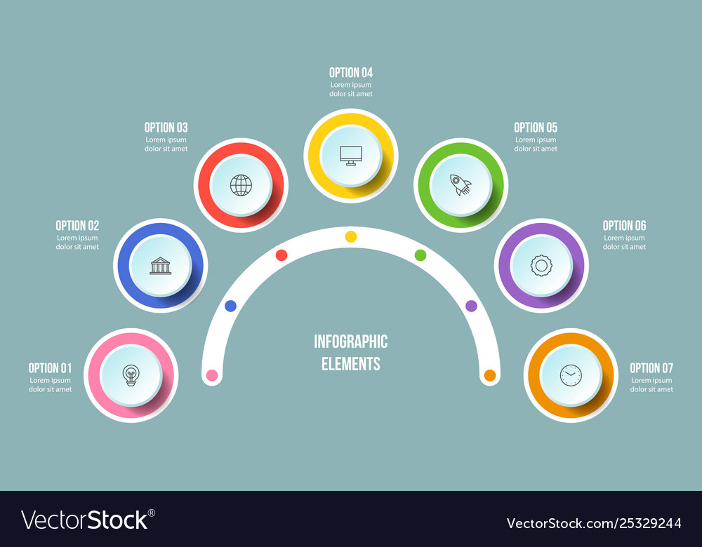 Timeline Chart Templates - Circular Progress