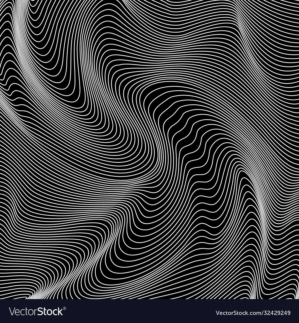 Abstract lines pattern waves background vector image Abstract lines pattern waves background