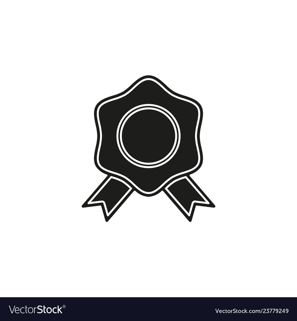 Certification seal icon - award badge Royalty Free Vector