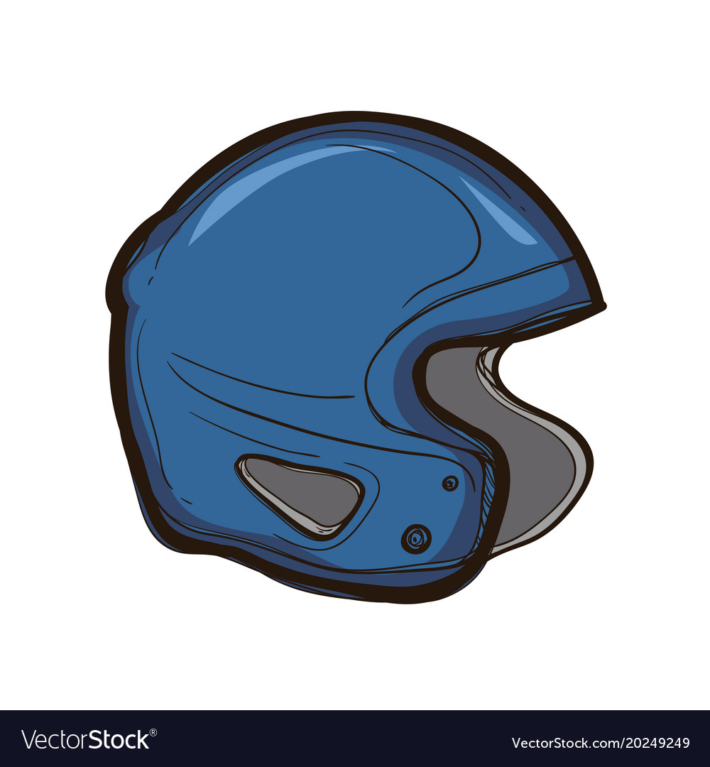 Hockey helmet isolated equipment for player