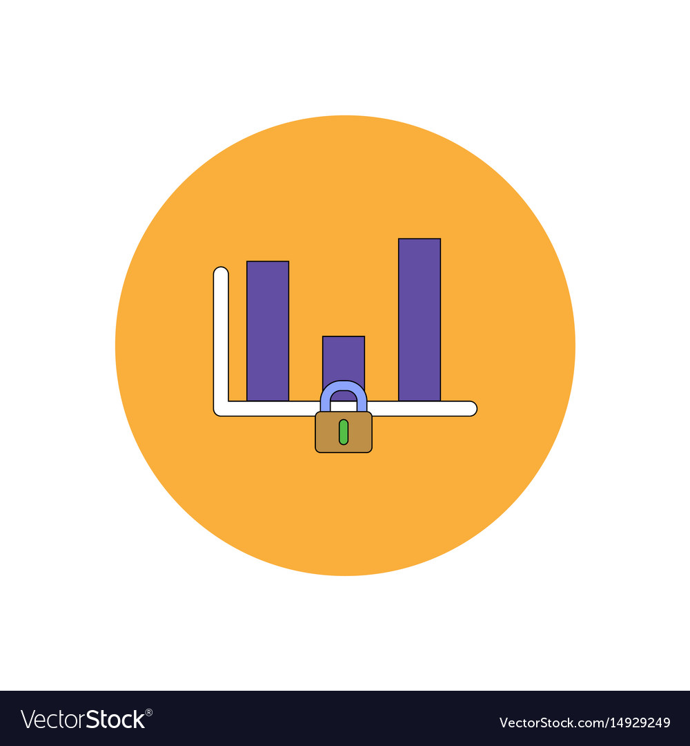 In flat design of column chart
