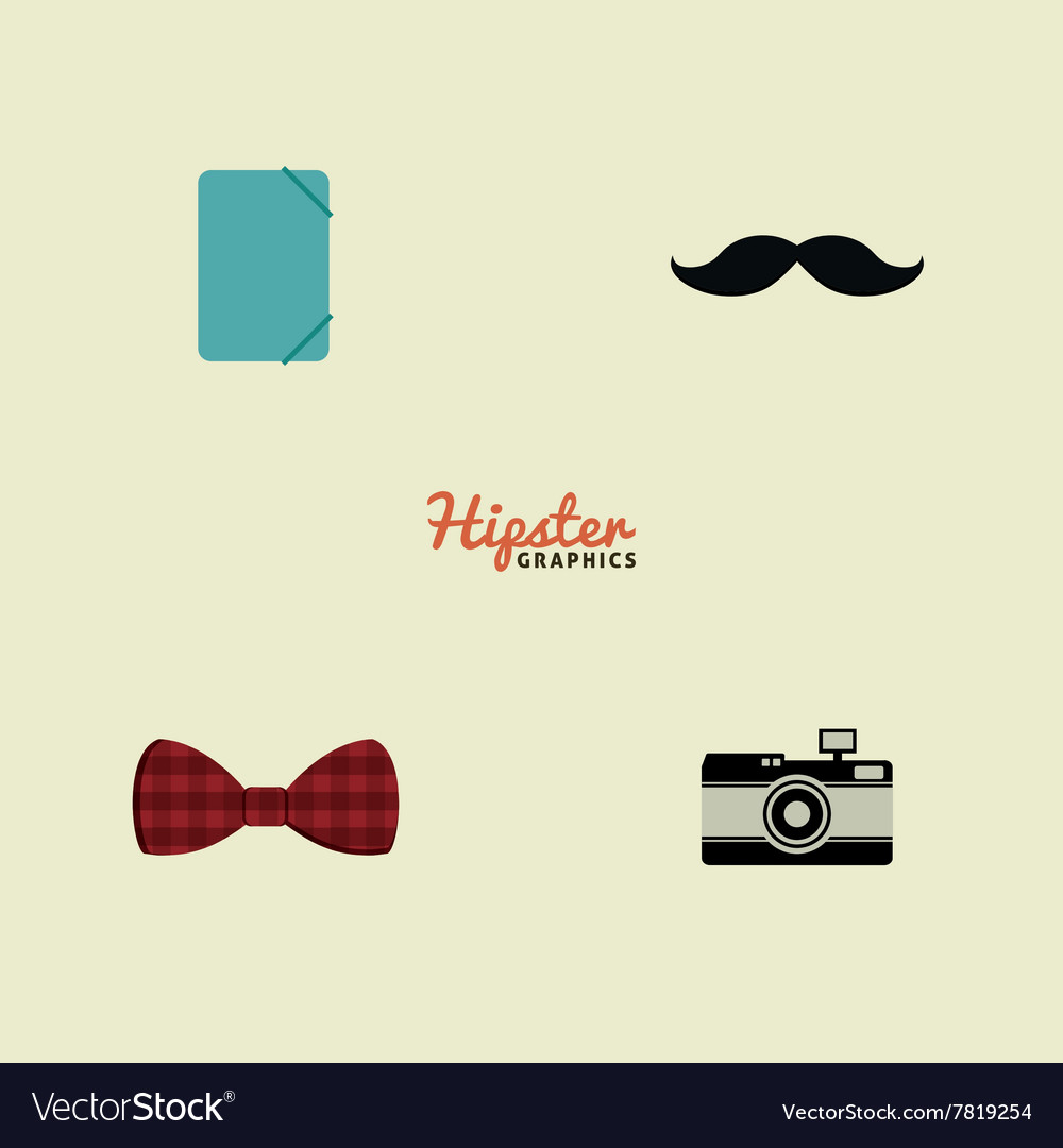 Abstract hipster objects