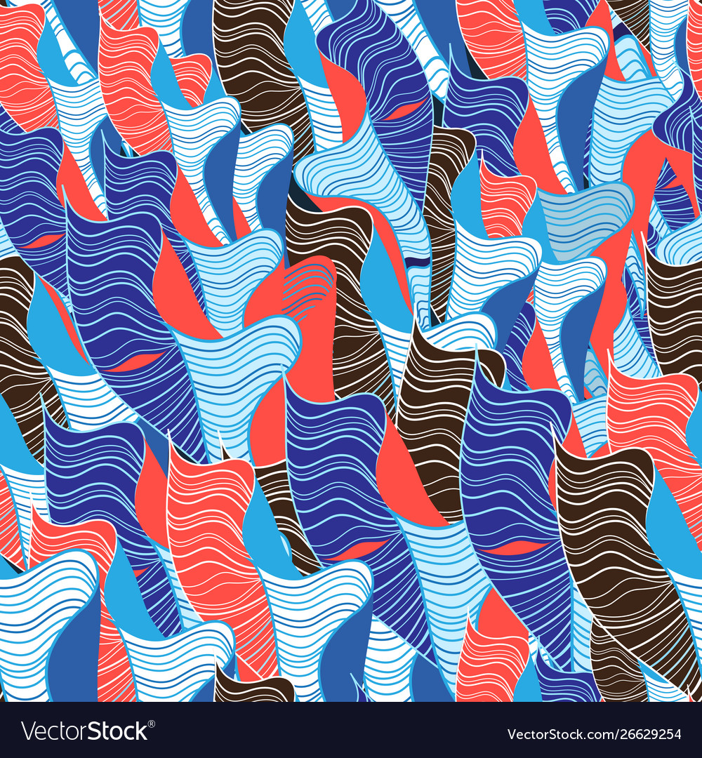 Abstract seamless pattern vector image Abstract seamless pattern