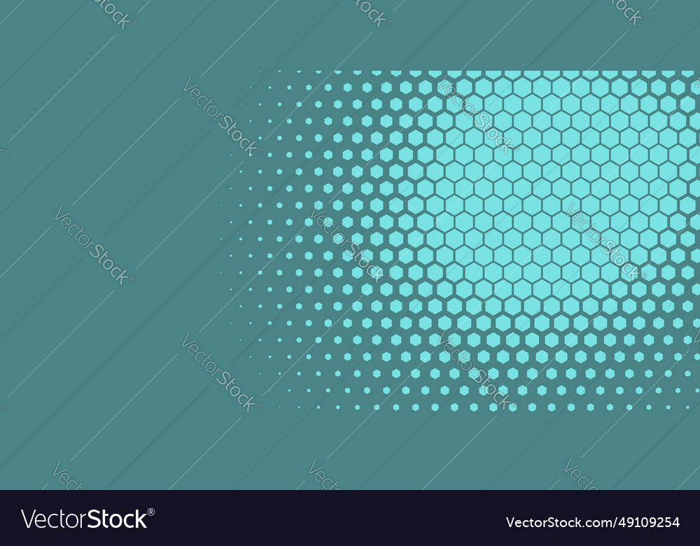 Geometric abstract hexagon two color background