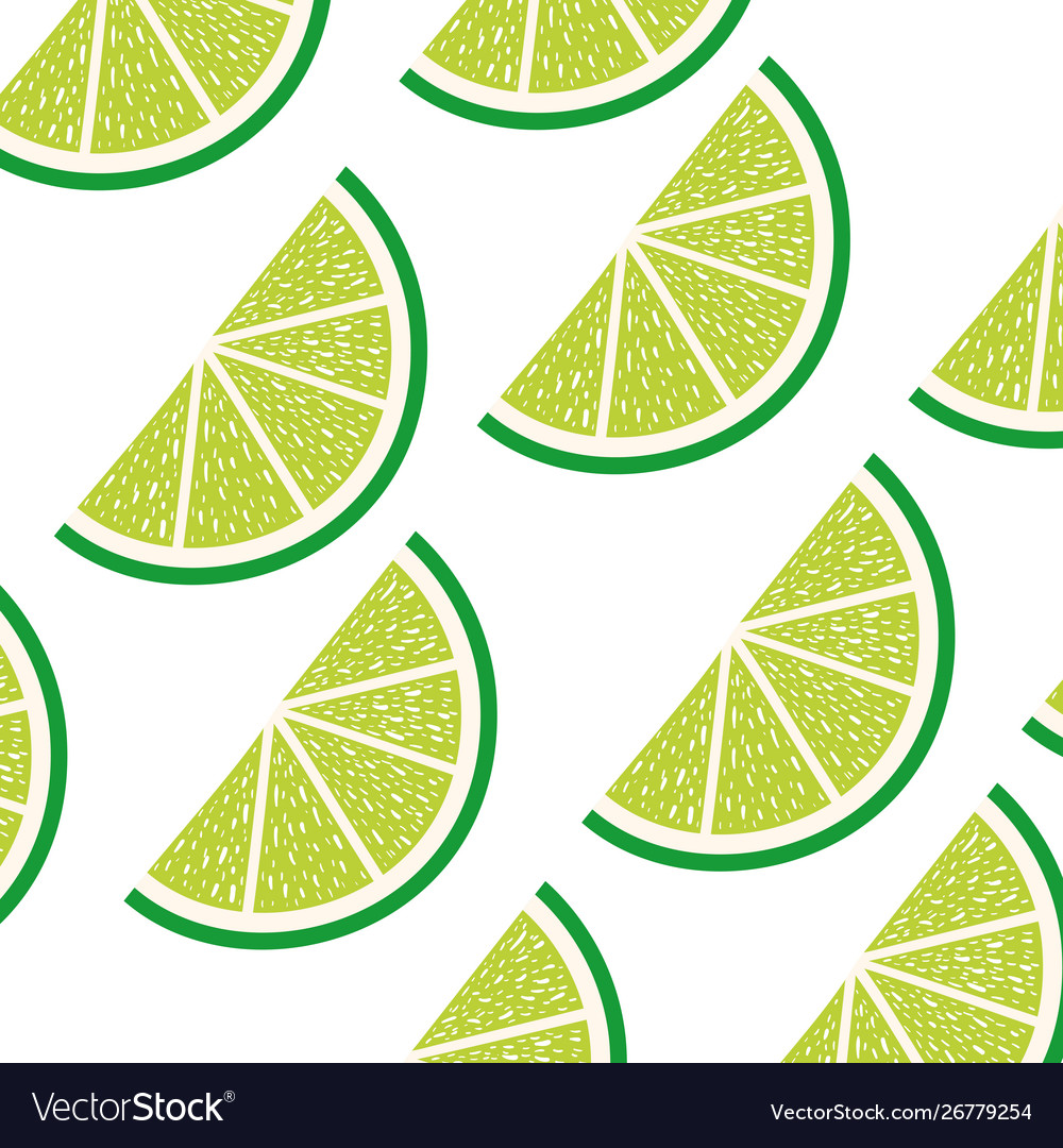 Pattern slice lemon isolated icon